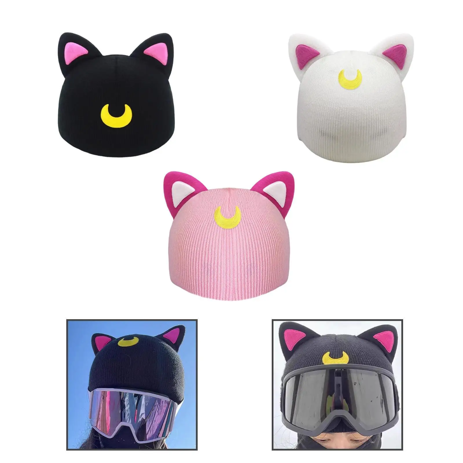 

Ski Helmet Cover Helmet Decoration Gift Warm Cute Creative Soft Lightweight