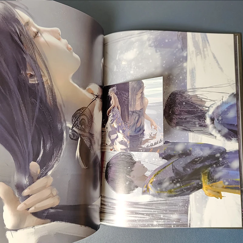 Ghost blade Album images WLOP 2 WLOP 1 personal illustration drawing Art collection book In Chinese Art book