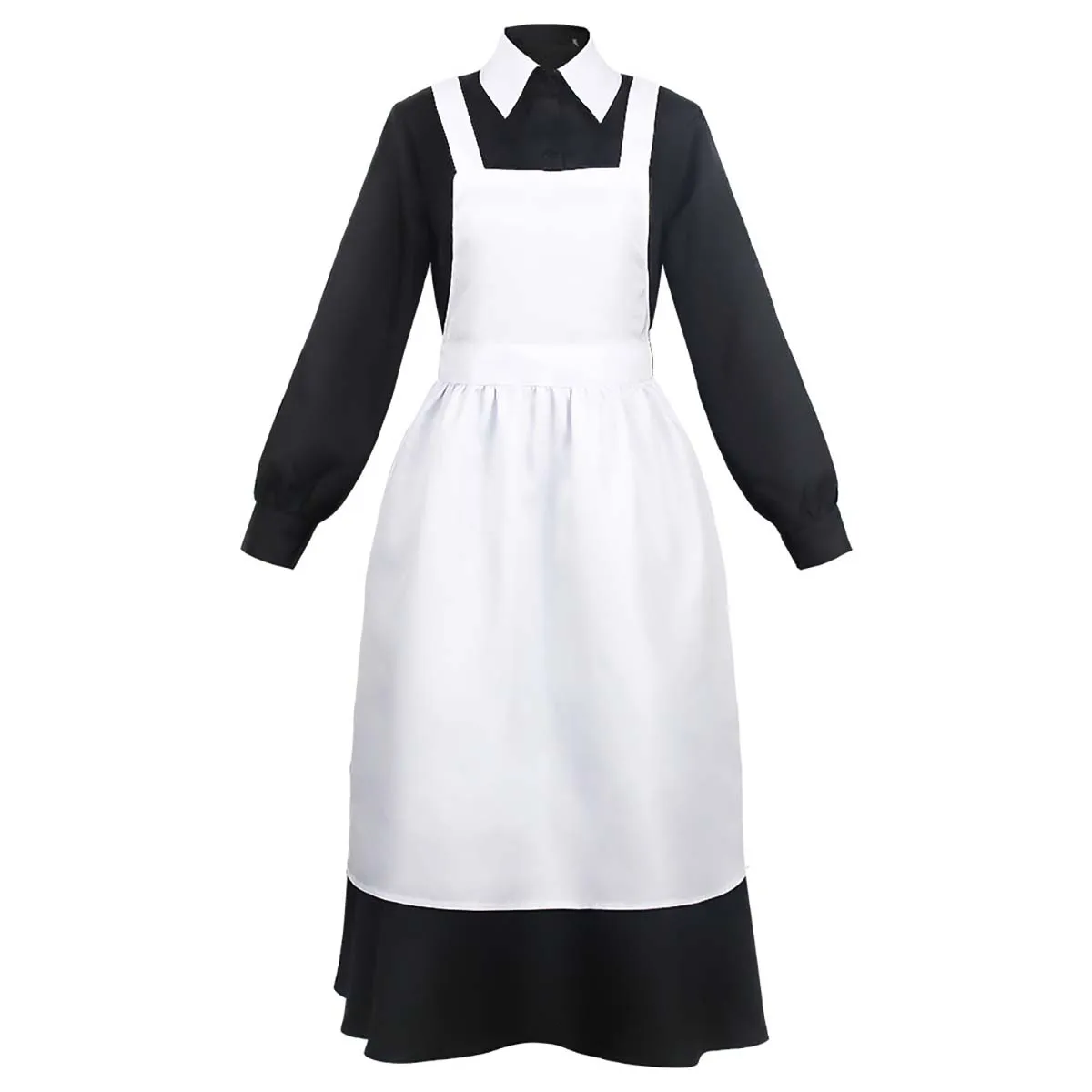 Anime Women's The Promised Neverland Isabella Krone Cosplay Maid Dress Costume