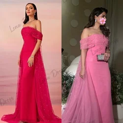 Lena Fish Tail Ball Gowns Wedding Party Dress Es Sequins Graduation Dresses Woman Long Style Formal Occasion Dresses Strapless