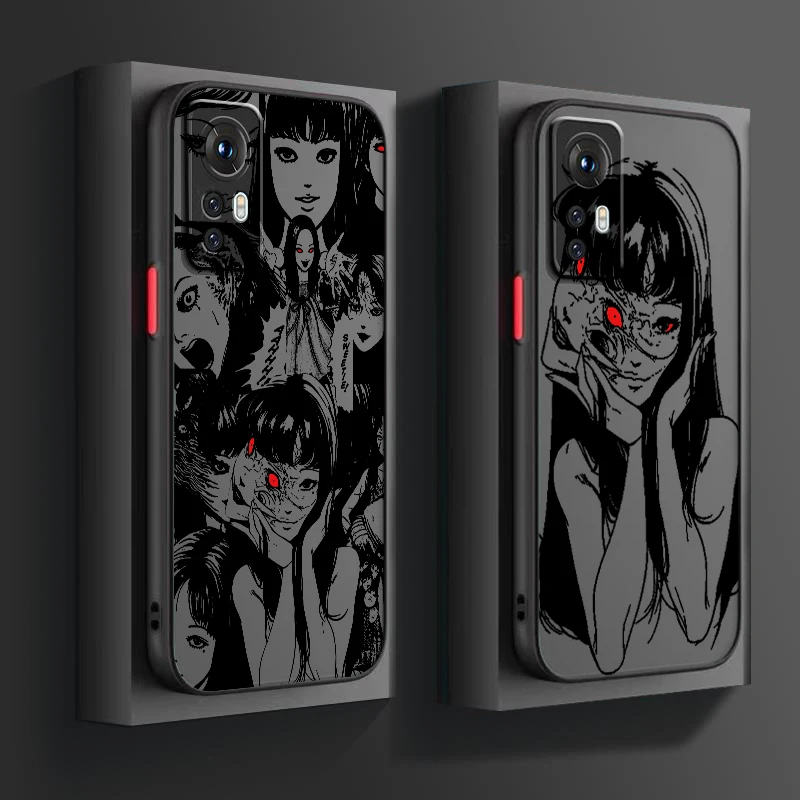 T-Tomie K-Kawakami Cool Animie Frosted Translucent For Xiaomi Mi 13 12 12T 11T 11 11i 10T 10 9T Pro Lite Ultra 5G TPU