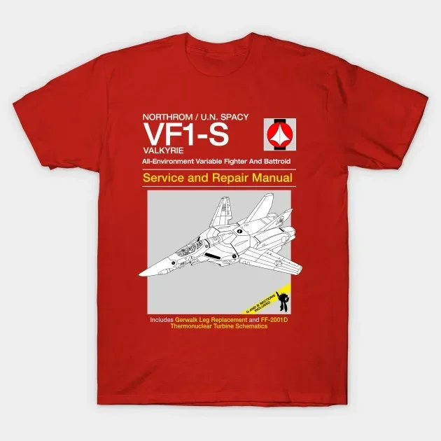 Unique VF 1-S Service and Repair Manual T-Shirt 100% Cotton O-Neck Summer Short Sleeve Casual Mens T-shirt Size S-3XL