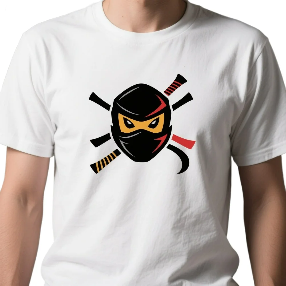 

Hot Sale Ninja Warrior Logo Printed T-Shirt 100% Cotton O-Neck Short Sleeve Summer Casual Mens T-shirt Streetwear