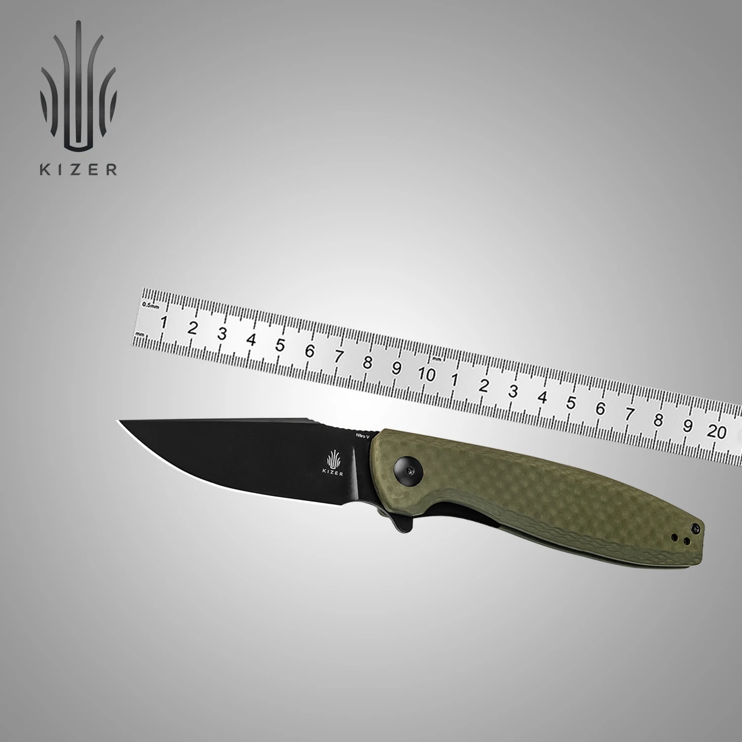 

Kizer EDC Survival Knife 2024 New V4716M1/V4716M2 Crocodile NitroV Blade With G10/Micarta Handle For Outdoor Camping Knife