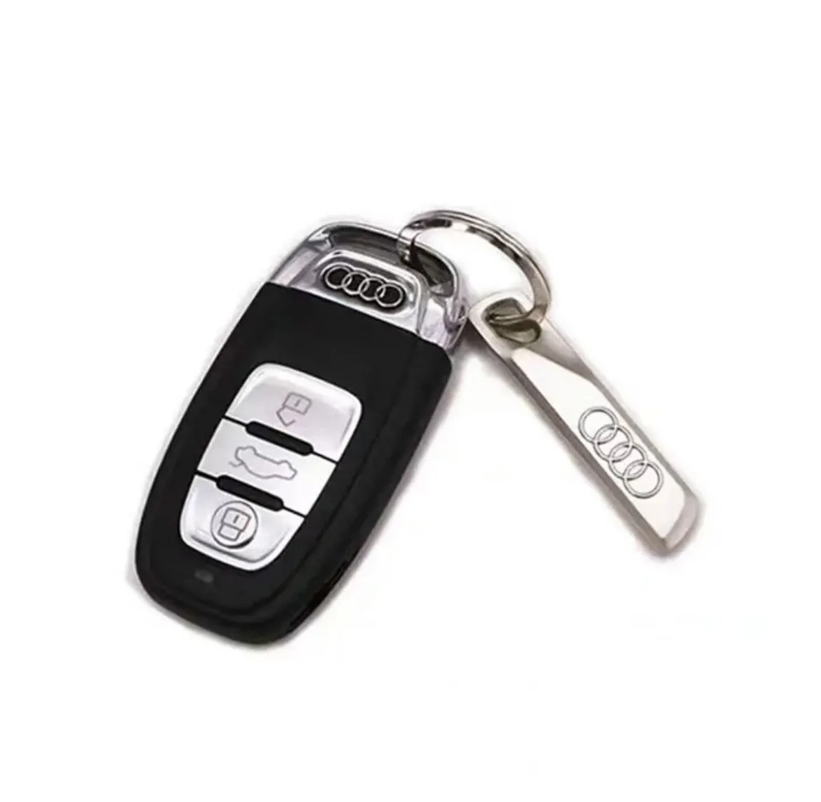 سبائك الزنك حلقة رئيسية سيارة المفاتيح مفتاح حامل لأودي A5 A6 C5 C6 C7 A4 B5 B6 B7 B8 B9 A7 A8 Q7 Q5 Q3 A3 RS TT اكسسوارات السيارات #6