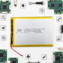 6000mah 3.7V 686690 Li-ion Polymer Battery Rechargeable For Digital Camera
