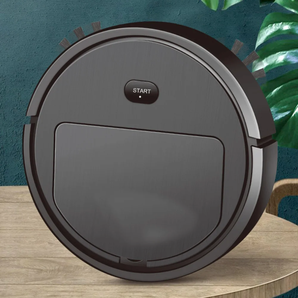 Smart Robotic Vacuum Cleaner Cleaning Tool Robot Mop 23*23*6cm Robotic Vacuum 3-in-1 Cleaning Double-sided Brushes