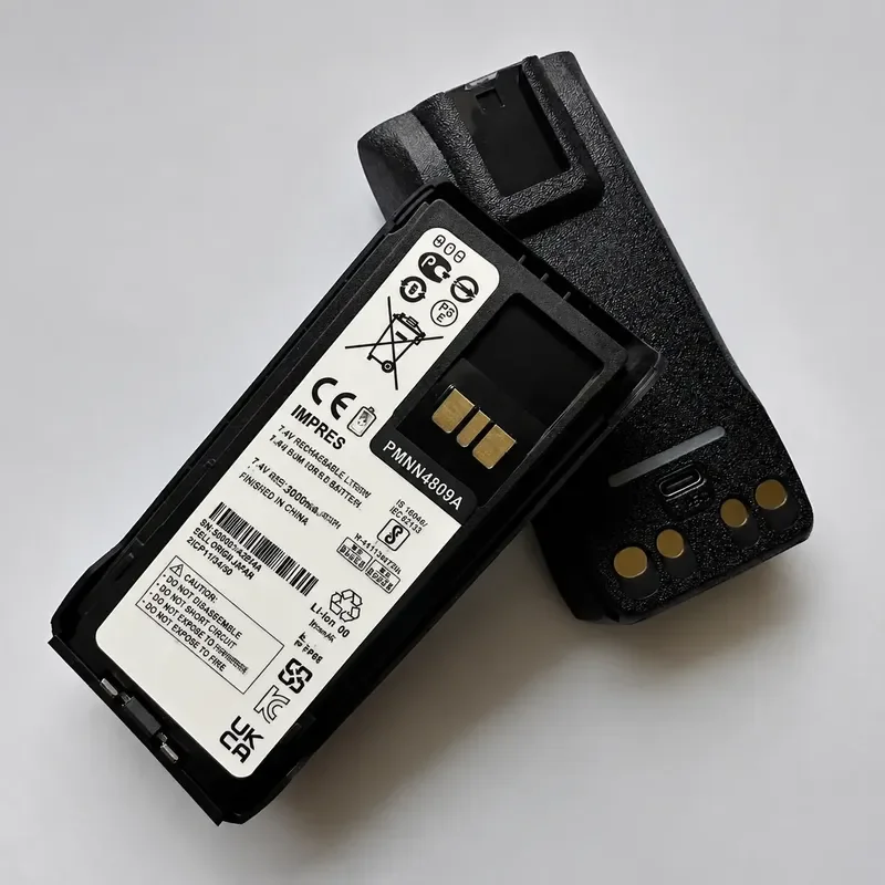 for Motorola R7 Walkie Talkie Battery PMNN4808A PMNN4809A with Optional TYPE-C Charging