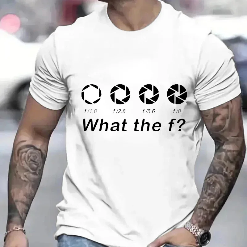 T-shirts for Men Funny Photographer Shirt Photography Oversized T Shirt Women Men T-shirts Streetwear Camera Male Shirt Y2k Tops