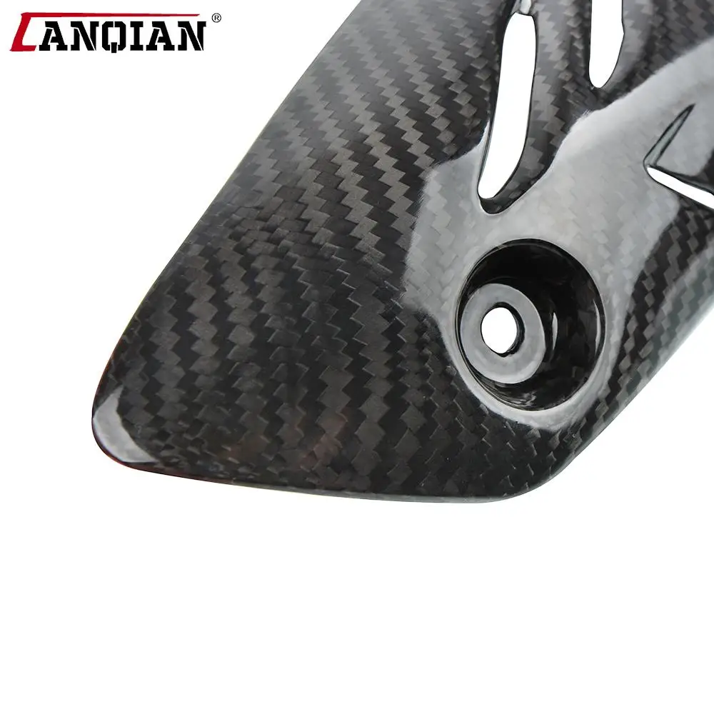 Motorcycle Exhaust Muffler Carbon Fiber Protector Heat Shield Cover Guard Anti-scalding Cover For Ducati Monster 821 1200MONSTER