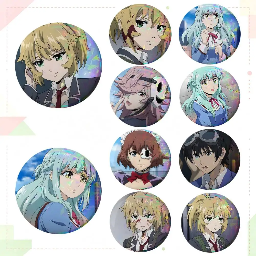 High-Rise Invasion Badges 25 32 44 58 75 Mm Round Cosplay Pin Bag Decor Fans Collect Friends Gifts Brooch Souvenir