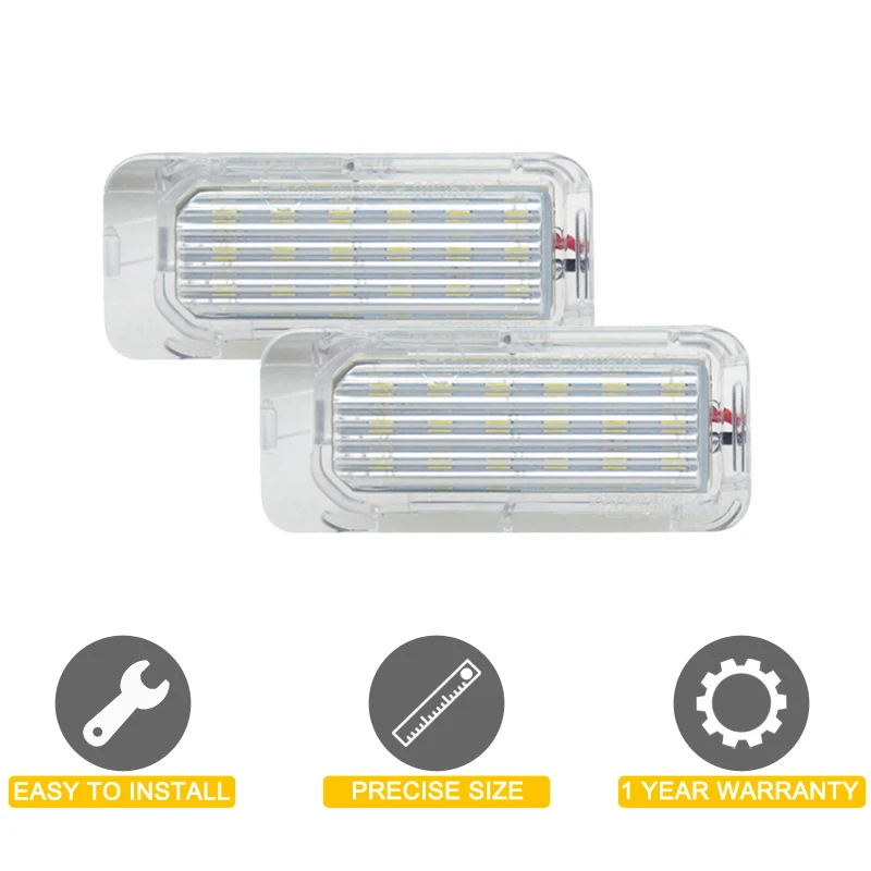 LED License Number Plate Light Assembly For Ford C-Max Transit Connect Edge Ecosport Ranger Transit 150/250/350/350/350HD