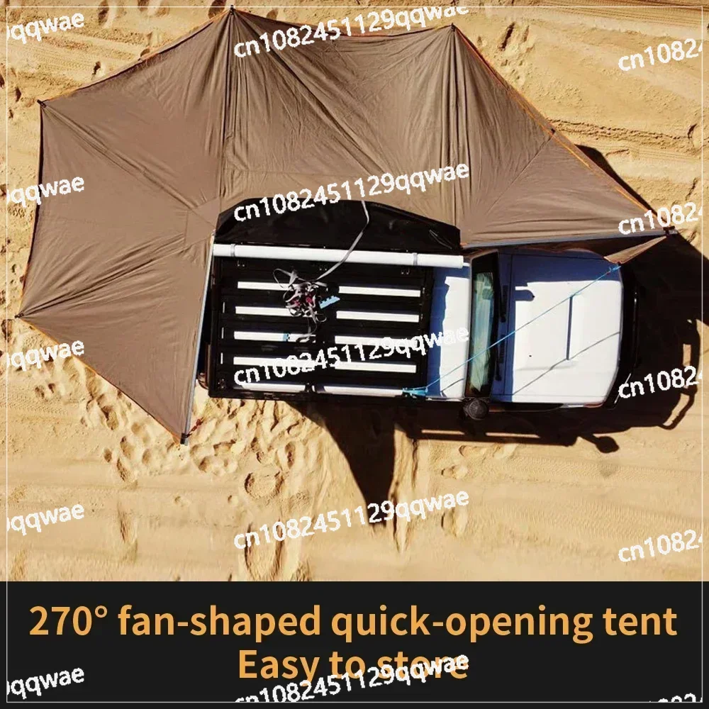 

360-Degree shading for outdoor travel, modern and novel design Car roof side awning Type 270 Car roof awning tent