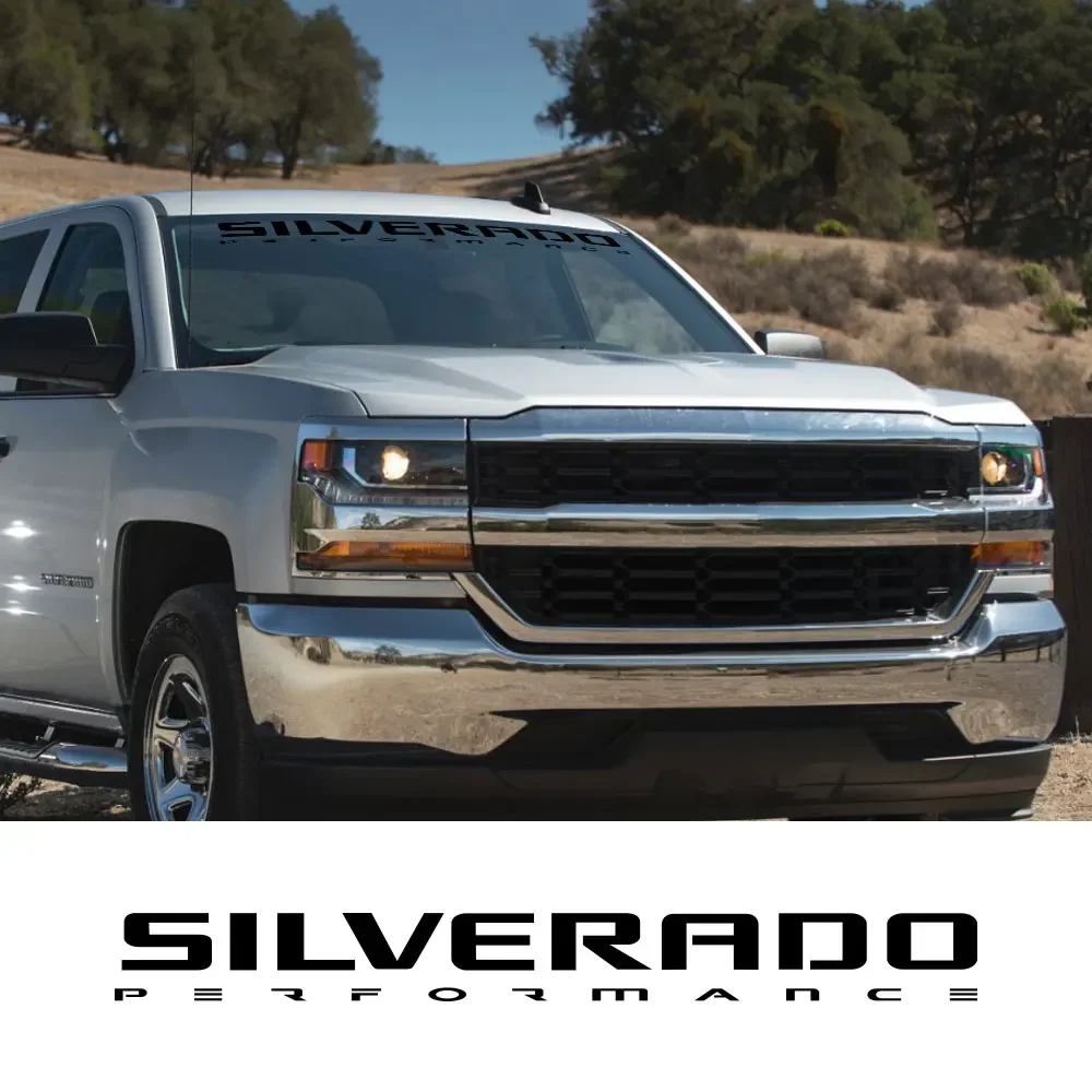 Pickup Stickers For Chevrolet Silverado 1500 2500 Z71 Car Front Windshield Decor Decals Truck Vinyl Film Covers Auto Accessories