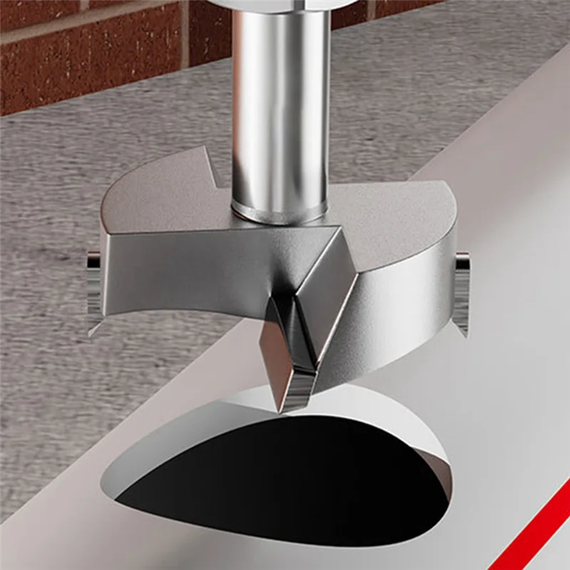 ABBO-Workshop Power Tools: 5Pcs 26.5Mm Boring Drill Bit Thread Attachment For 1/2Inch PPR Water Pipes Repair Tools