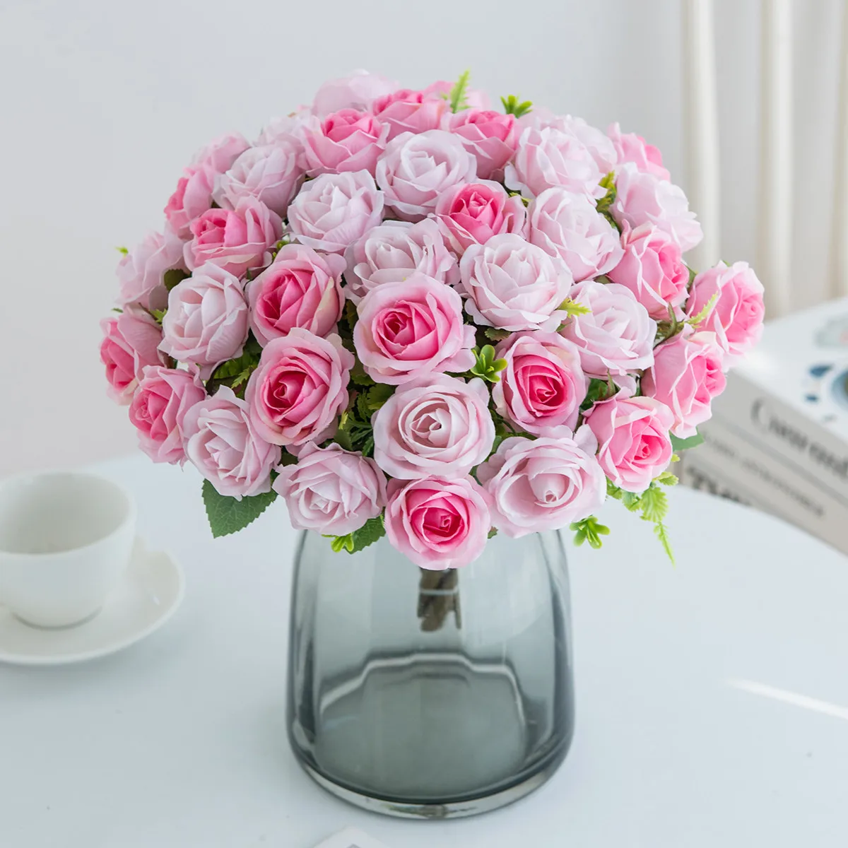 Künstliche Blumen Seidenrose Diy Hochzeit Party Braut Garten Rosen Bogen Home Festival Dekorative Kränze Fotografie Zubehör