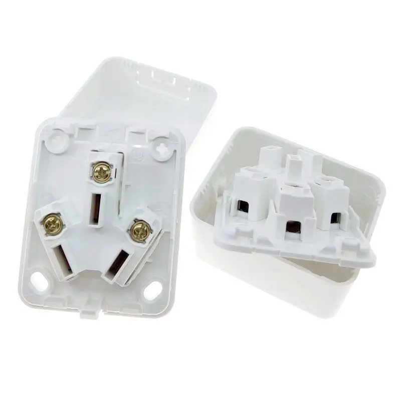 16A China Plug Surface Mount Socket For Air-Con Water Heater Heavy Duty AC100~250V