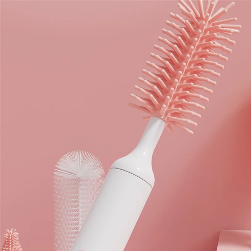 

YSUN-Multipurpose Electric Baby Bottle Brush 1500Mah Battery Powered Cordless Infant Milk Bottle Cleaning Brush Nipple Tool