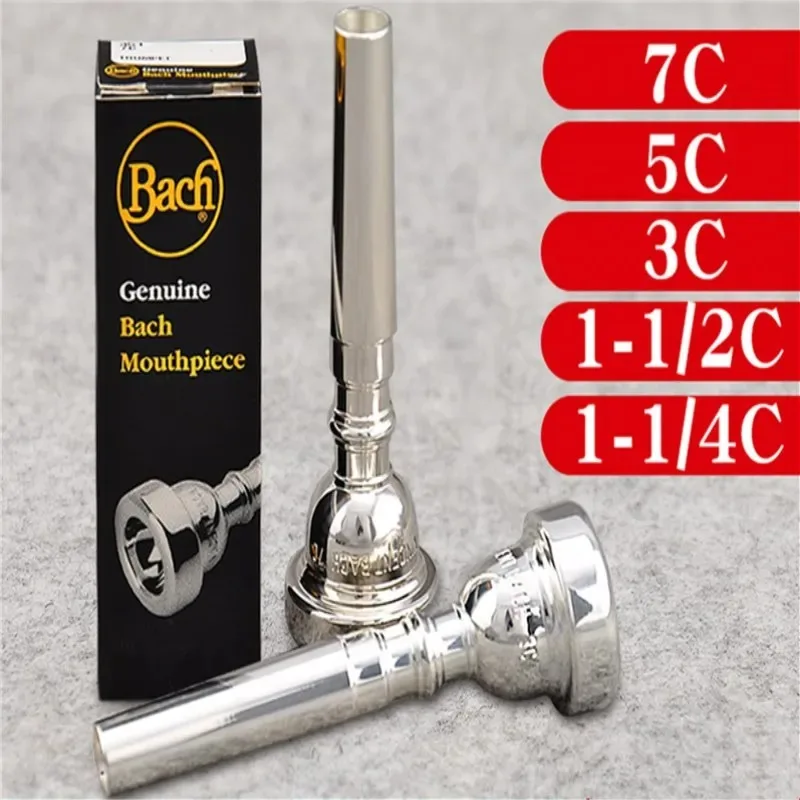 Vincent Bach 351 Series Standard Trumpet Mouthpiece 3C 5C 7C silver-plated