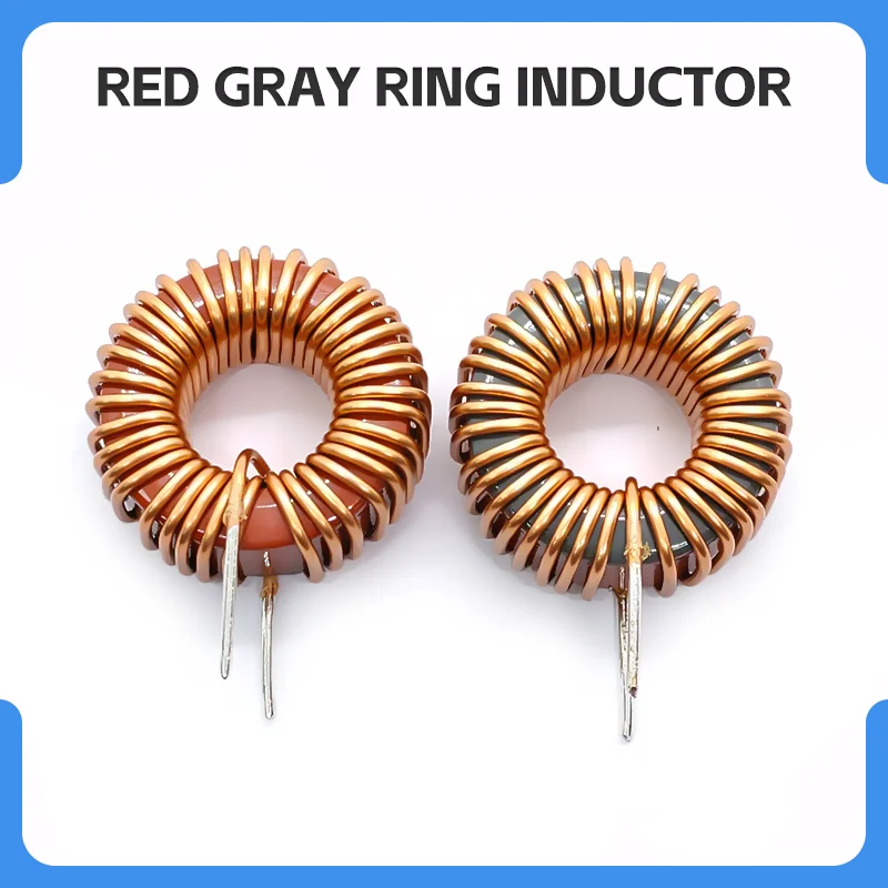 T106-2 130-2 10/22/33uH iron powder toroidal inductor passive components used for digital power amplifier