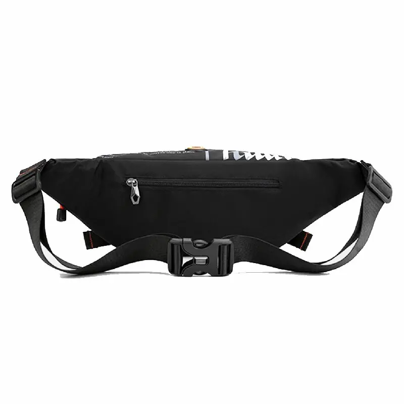 High Quality Nylon Fanny Pack Sling Chest Bum Bag for Men Waterproof Multi-purpose Travel Male Hip Belt Waist Pack Bags Running