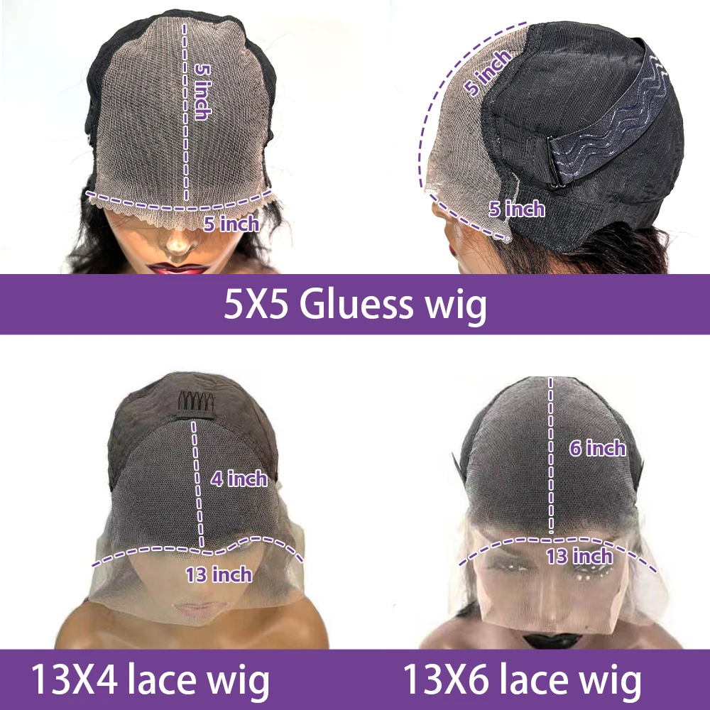 13x4 Jerry Curly Lace Front Wig 40 42 Inch Deep Kinky Curly Human Hair Wigs 13X6 HD Transparent Lace Frontal Wig For Women