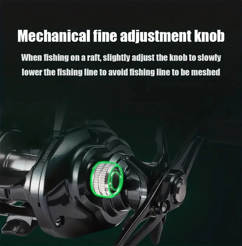 Carrete Baitcasting con pantalla digital y medidor de profundidad - imagen 2