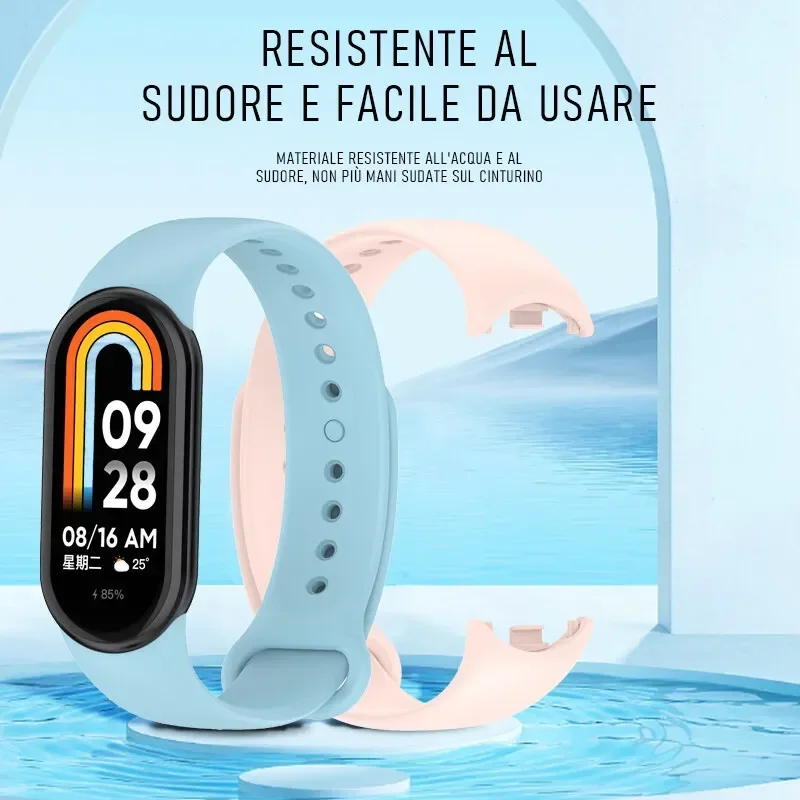 Silicone Strap For Xiaomi Mi band 8 Bracelet belt Sport colorful watchband replacement Smartwatch for Xiaomi mi band 8 bracelet image 6
