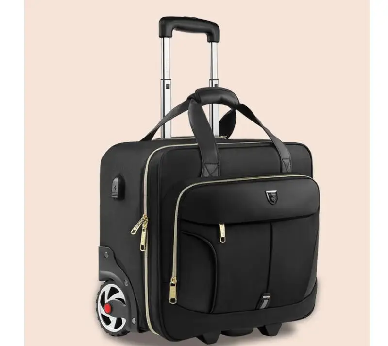 Men Carry On Hand Luggage Suitcases with Wheels 18 Inch Luggage Suitcase Women Travel Rolling Luggage Suitcase Trolley Bag Wheel