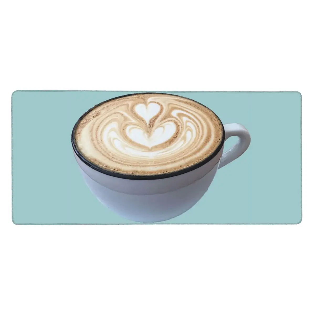 Coffee Espresso Art Large Mouse Pad Computer Keyboard Mouse Mat Gaming PC Laptop Desk Mat Office Accessories Table Mats