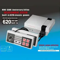 Mini Video Retro Game Console 2.4G Dual Wireless Controller Game Stick 620 Classical 8 Bit Games Retro Game for Children's  Gift