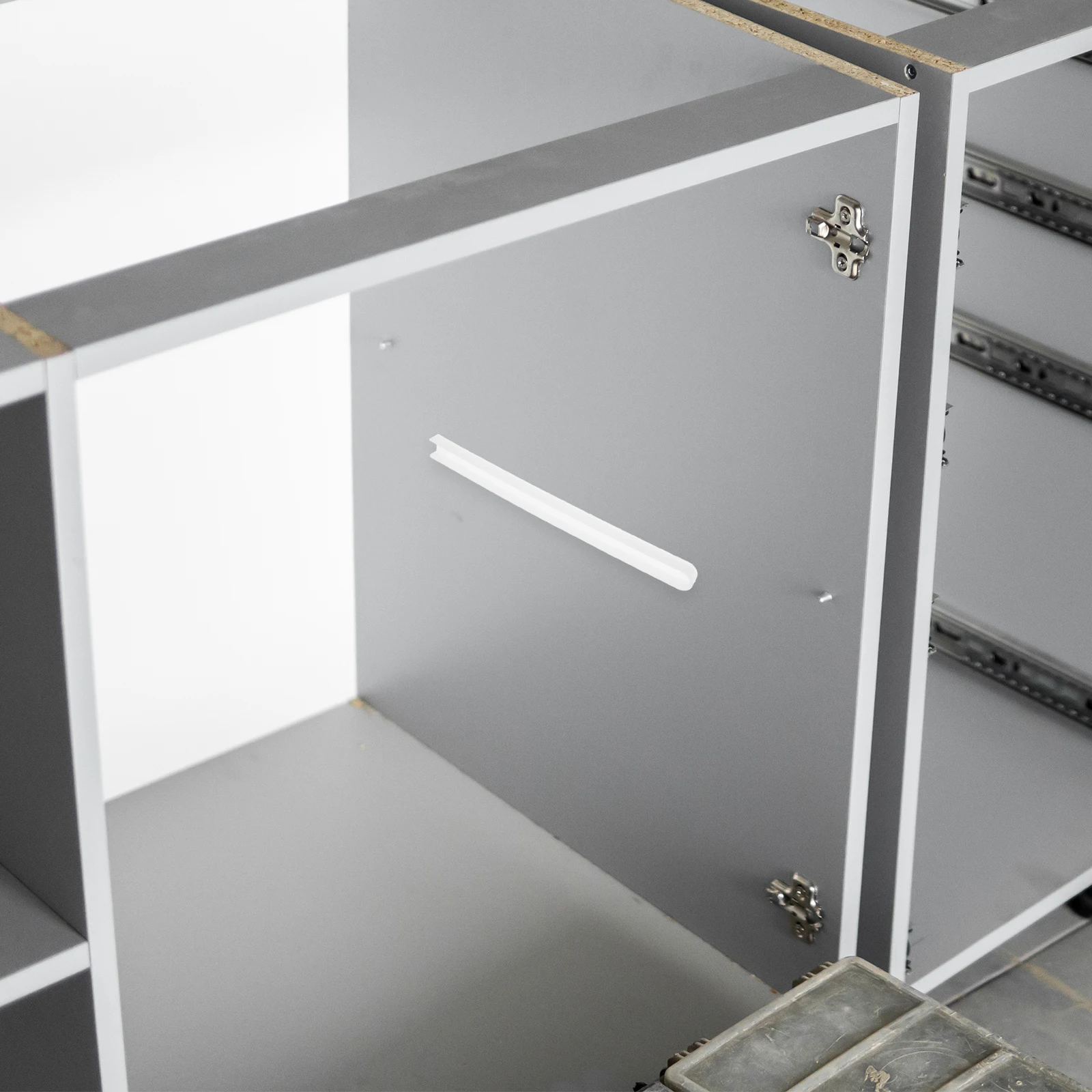 

Slide Rail Accessories Drawer Slider 2 Sets Heavy Duty Cabinet Slides Track Dresser Side Mount Furniture Hardware Low Noise