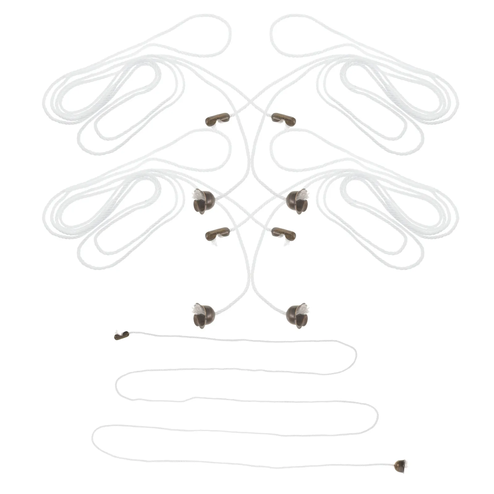 5Pcs Switch Pull Cord Extension Versatile Light Fan Control Ceiling Pull Chain Handle Cord for Electrical Appliances