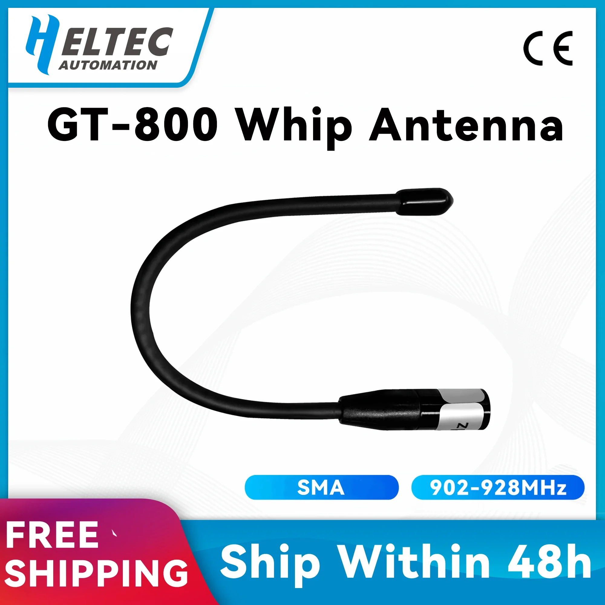 ﻿   Antena de gateway Heltec LoRa 902-928MHz 1.2G antena SMA ﻿ Ganho alto 10dBi 17cm dos dados sem fio da transmissão do módulo da cabeça masculina