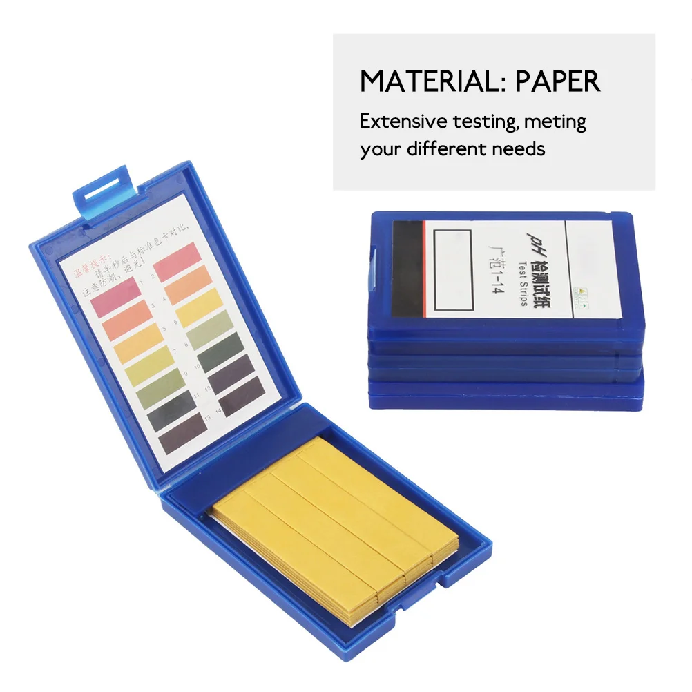 

Ph Test Papers Water Testing Strips Professional Paper Material Color Card Comparison Waterproof Box Extensive Testing Long Life