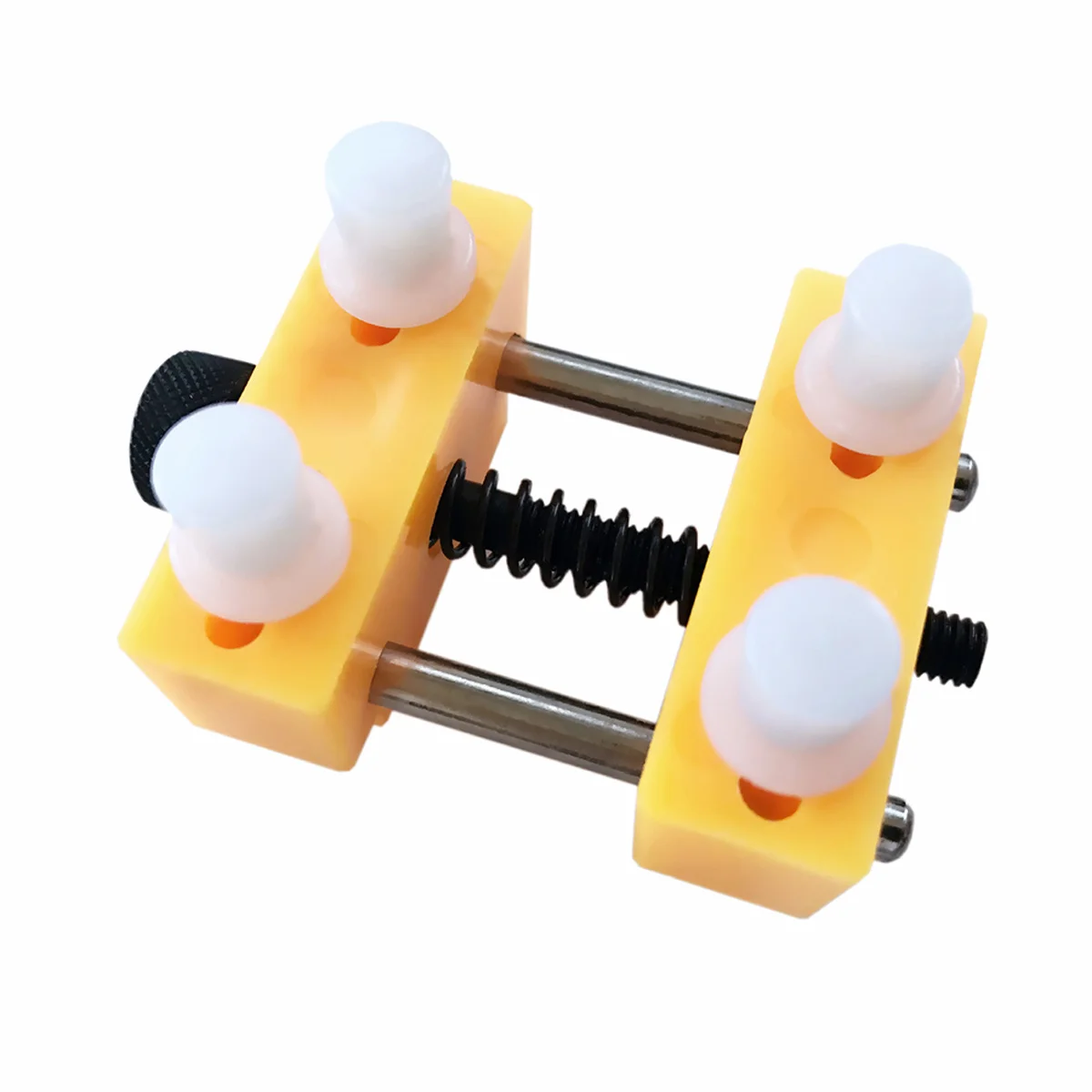 

Watch Back Case Opener Adjustable Holder 4 Hard Plastic Pins Easy Operate Professional Design Durable for Different Size Cases