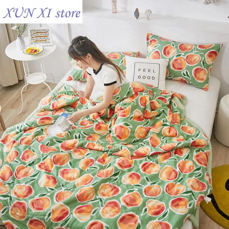 New Microfiber Duvet Insert Summer Lightweight Comforter Thin Quilt Air Condition Blanket Noiseless Machine Washable