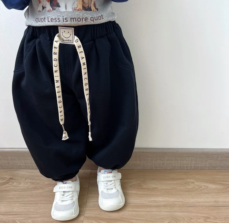 Korea Baby Boy Sweatpants Children Autumn Long Pants Kids Boys Girl Sport Harem Trousers Infant Panties Toddler Spring Bottoms image 6