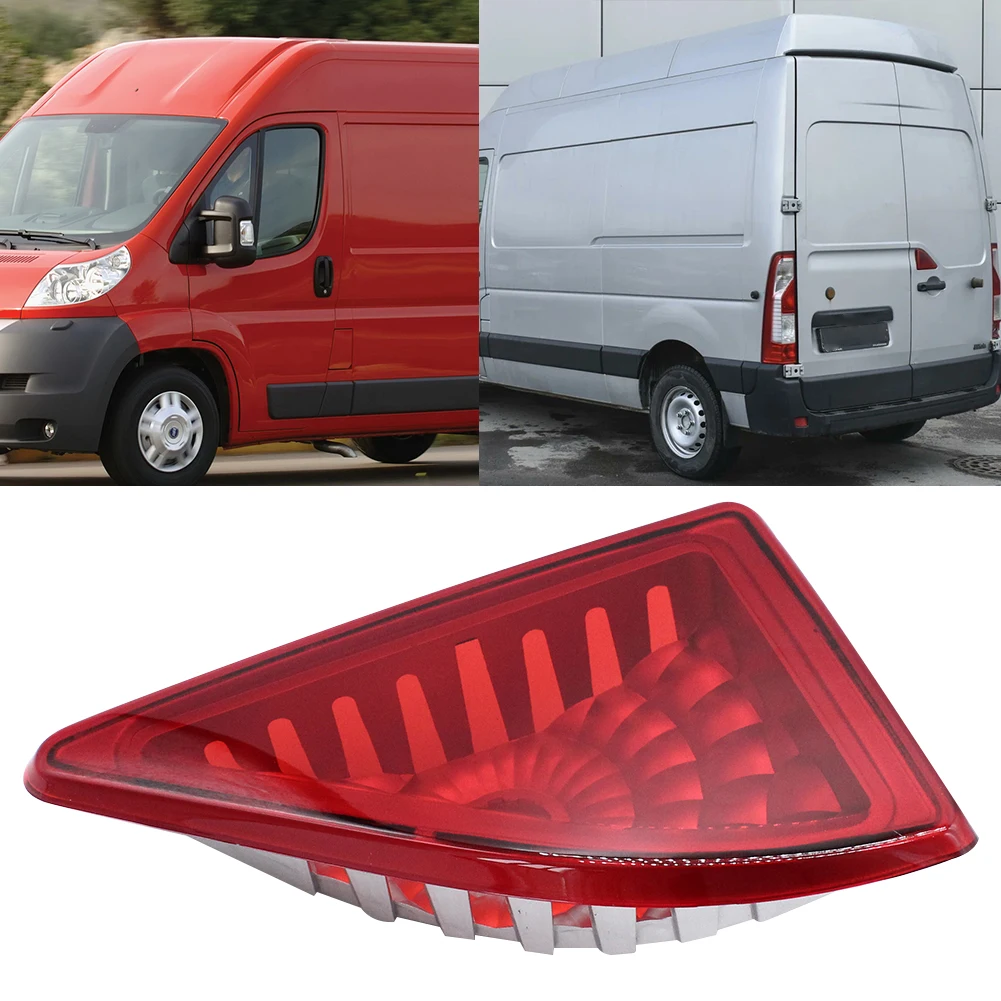 

Rear Red Car Third Brake Light Central Brake Stop Light Lamp for Renault Master Vauxhall Movano 2010-2019