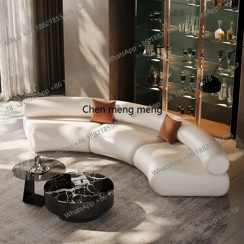 

Nordic Creative Curved Sofa Modern Minimalist Beauty Salon Hotel Office Sofa Sales Office Hotel Lounge Business Furniture
