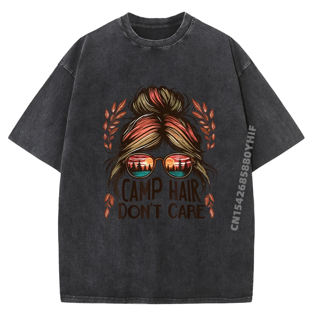 

Camp Hair Don it Care День труда Роскошные дизайнерские удобные футболки с короткими рукавами Топы с графическим рисунком Рубашки Свободные потертые забавные футболки