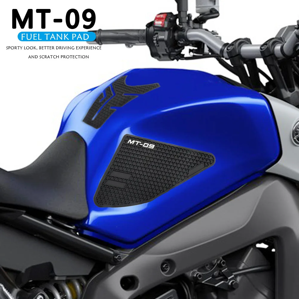 NEW Motorcycle Non-slip Side Fuel Tank Pad Stickers Waterproof Rubber Sticker FOR YAMAHA MT-09 MT09 2021 2022