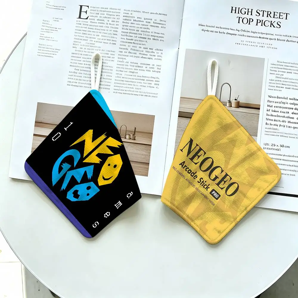 S-SNK N-Neogeo Neo Geo Polyester Cotton Daily Towel, Hanging Kitchen Hand Wiping Cloth, Durable for Whole House Use