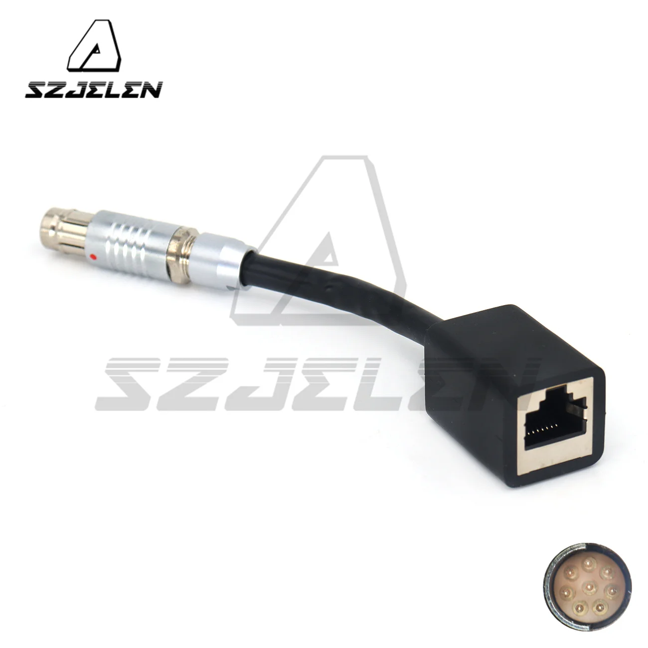 Fischer 8-Pin to RJ45 Female Ethernet Data Transmission Cable For Phantom VEO-S | UHS | T Series | v2640 Onyx | Flex4K Camera