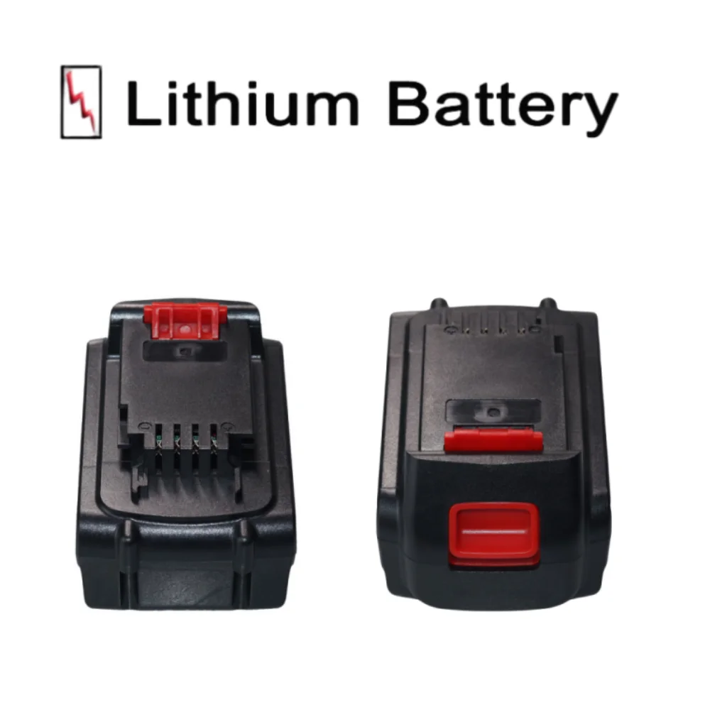 100% High Quality 20V 6.0/8.0/10.0Ah Li-ion Rechargeable Battery for BLACK&DECKER LB20 LBX20 LBXR20 Power Tool Replacement Batte