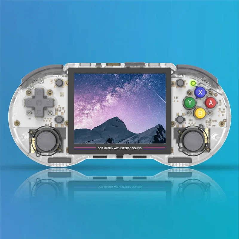 

EDT-RG353PS Retro Game Console 16G+128G 3.5Inch IPS Screen 64 Bit Linux System Handheld Retro Game Player HD 2.4G/5G Wifi