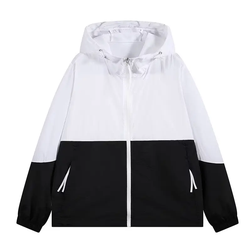 

Мужская летняя тонкая куртка с капюшоном больших размеров для спорта и отдыха, дышащая уличная солнцезащитная куртка для пар, устойчивая к ультрафиолетовому излучению, куртка для рыбалки