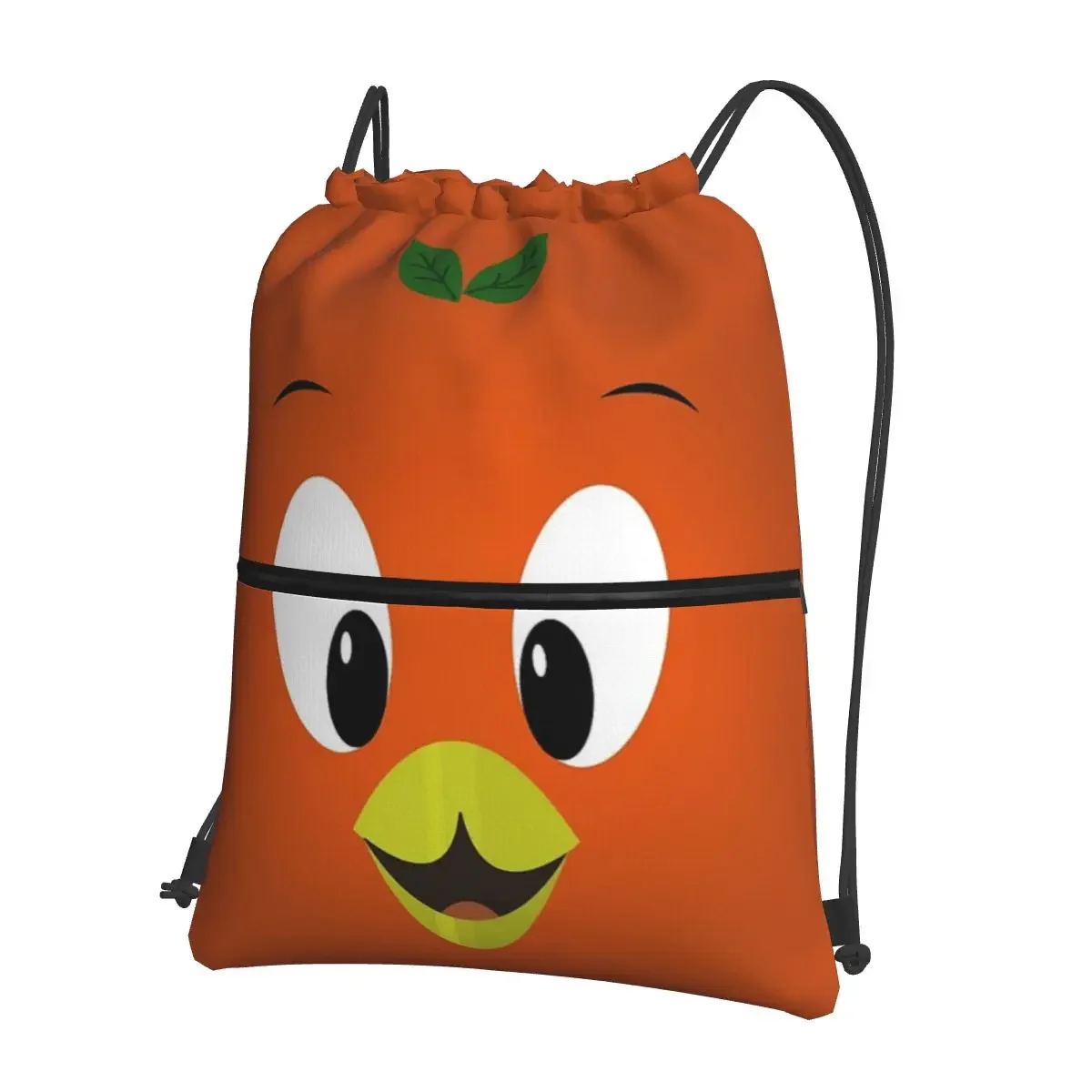 

Orange Bird Portable Backpacks Drawstring Bag Multi-function Drawstring Bundle Pocket Shoes Bags For School Students