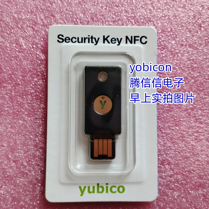 Yubico - Security Key NFC-Black - Two-Factor Authentication (2FA) Security key, connected via USB-A or NFC,FIDO U2F/FIDO2 ESP