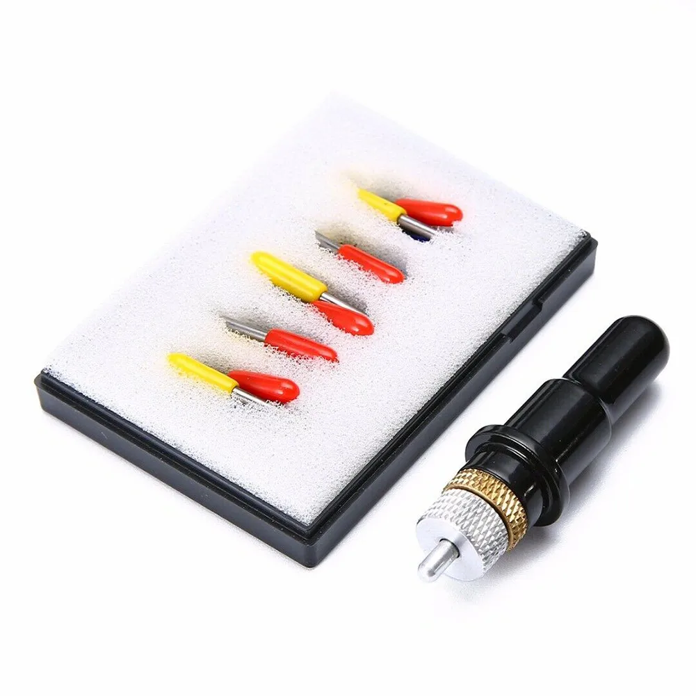 

30/45/60 Degrees Replacement Blades 15pcs &1pc Bracket For Roland Plotter Cutter Blades For Power Tools Cutting Plotter